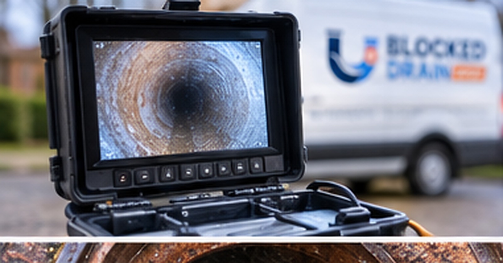 CCTV drain inspection monitor