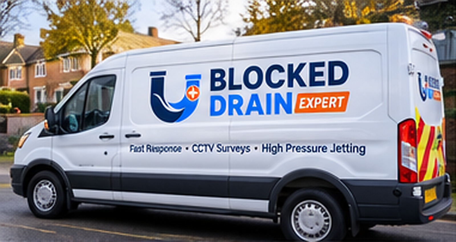 Blocked Drain Expert branded service van